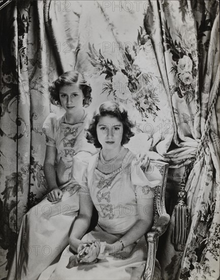 Les princesses Margaret et Elisabeth