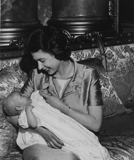 La reine Elisabeth II et le Prince Edward