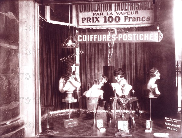 Atget, Coiffeur