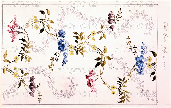 Garthwaite, Design for silk