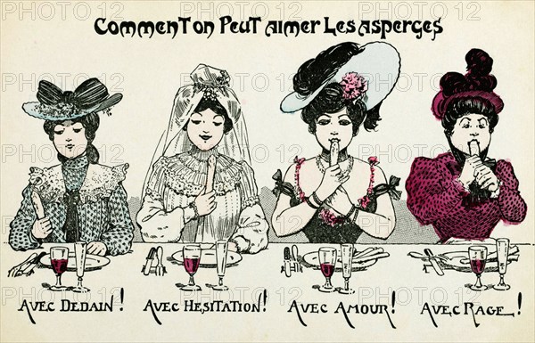 Illustration "Comment On Peut Aimer les Asperges"