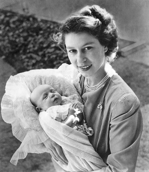 La princesse Elisabeth et sa fille la princesse Anne