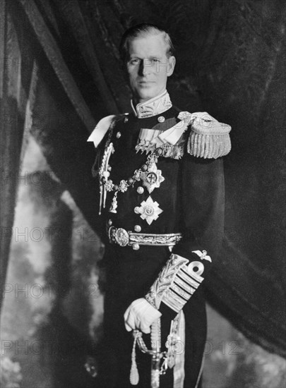 Beaton, Portrait du Prince Philippe, duc d'Edimbourg