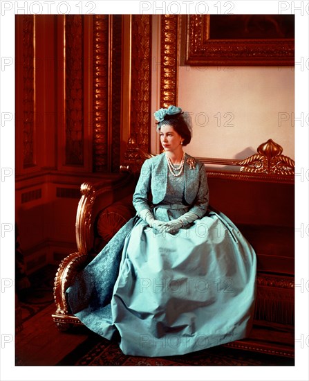 Portrait de la reine Elisabeth II