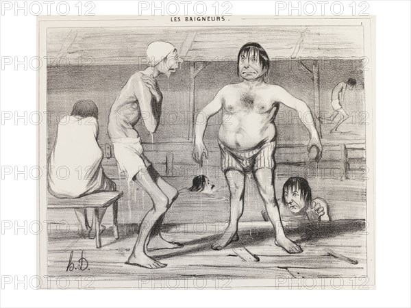 Daumier, Je n'y Redescends Plus! Je Crois Qu'il y a des Ecrevisses