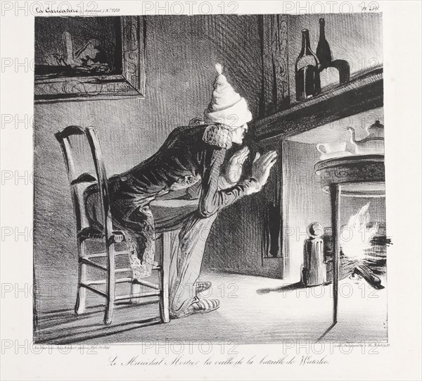 Daumier, Le Maréchal Mortier la Veille de la Bataille de Waterloo