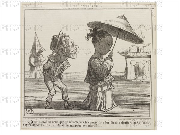 Daumier, Cristi !...Qué Malheur...