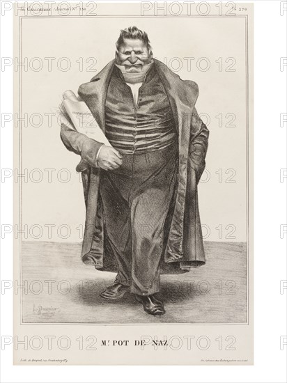 Daumier, Monsieur Pot de Naz