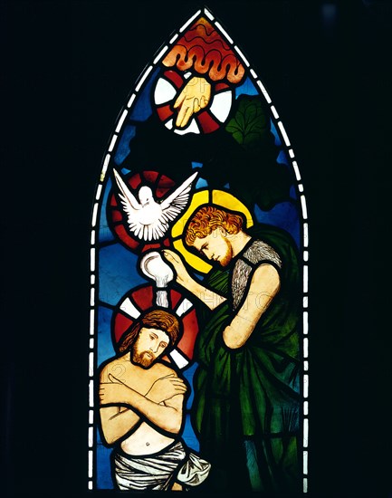 Burne-Jones, Le Baptême du Christ