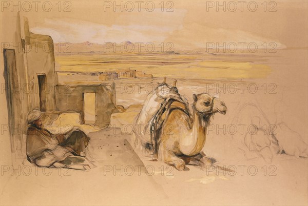 Camel, West Thebes, by John Frederick Lewis. England, 19th century