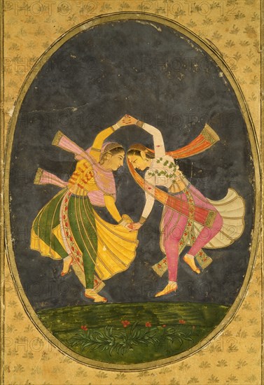 Hindoues dansant le kathak
