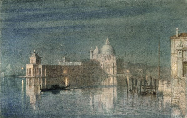 Santa Maria Della Salute, by E. Poynter. Venice, Italy, 1863