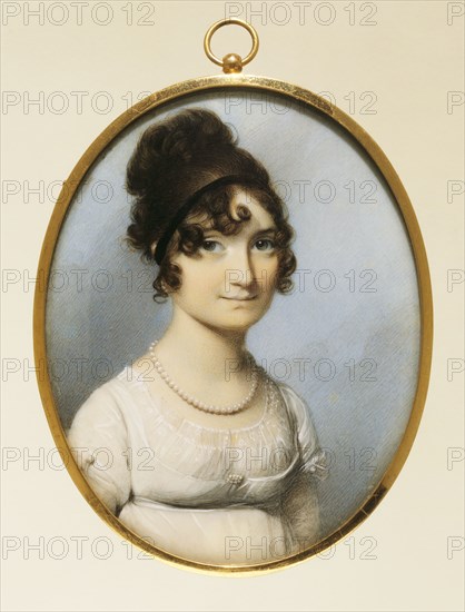 Portrait miniature by George Engleheart. England, 19th century