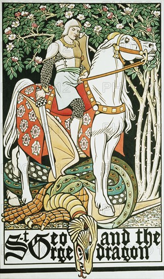 Heywood Sumner, Saint George terrassant le Dragon