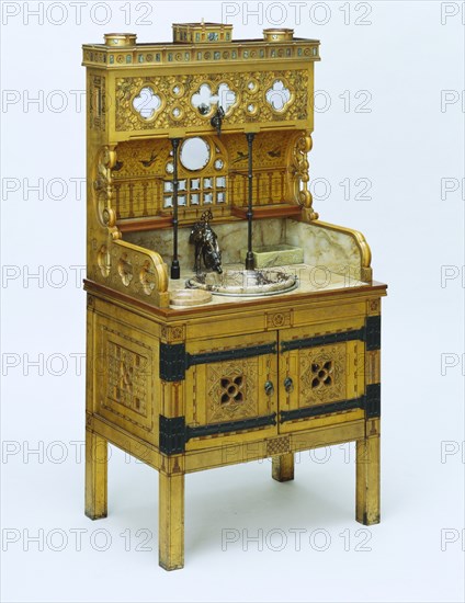 Vita Nova Washstand, by William Burges. London, England, 1880