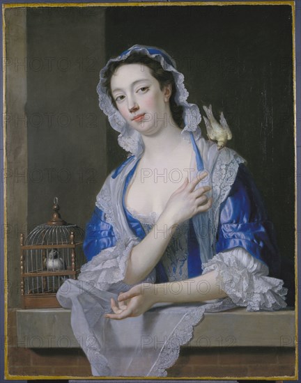 Van Loo, Portrait de Margaret Woffington