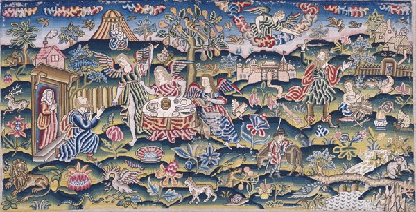 Cushion Cover. England, mid-17th century