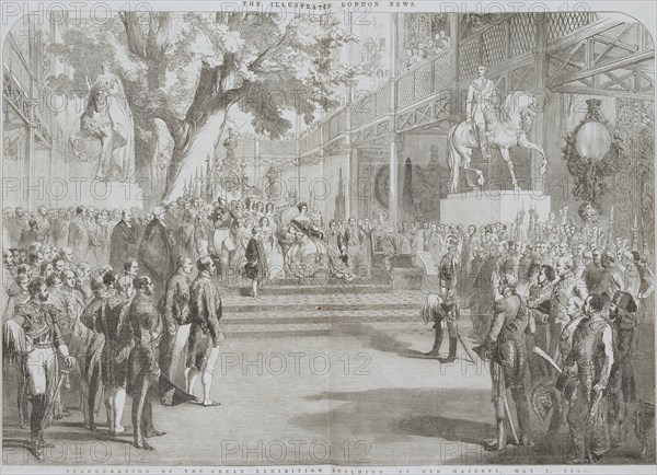 Inauguration de la Grande Exposition de 1851