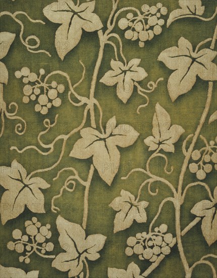 Furnishing fabric, by Mariano Fortuny. Italy, early 20th century