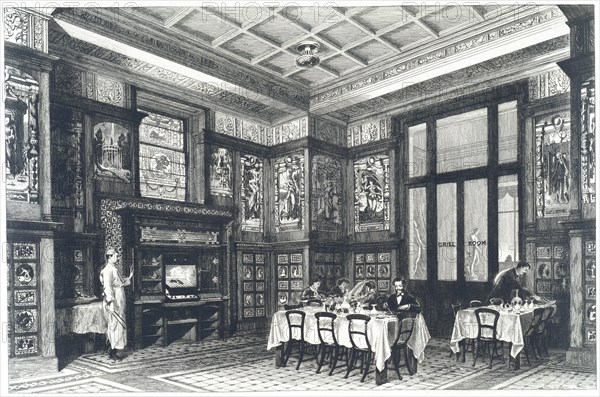 Intérieur d'une salle du Victoria and Albert Museum à Londres