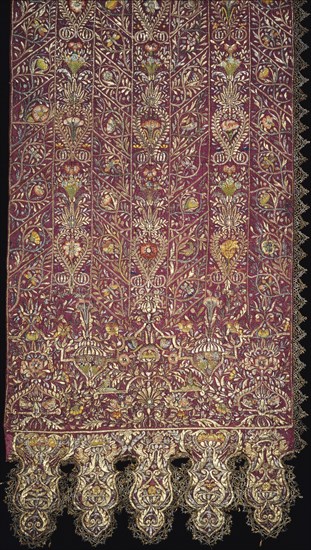 Sash. England, mid-17th century