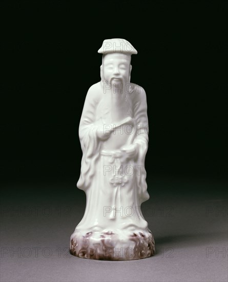 Taoist immortal Lu Dongbin. Bristol, England, 1750