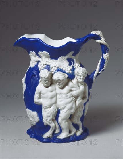 Silenus Jug, by Minton & Co. Stoke-on-Trent, Staffordshire, England, mid-19th century