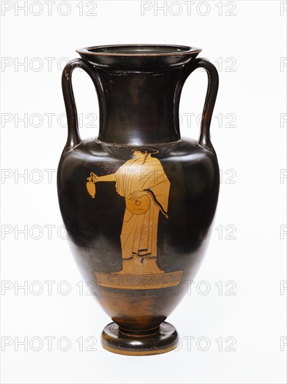 Greek Amphora, by the Nikon Painter. Attica, Greece, mid-5th century BC