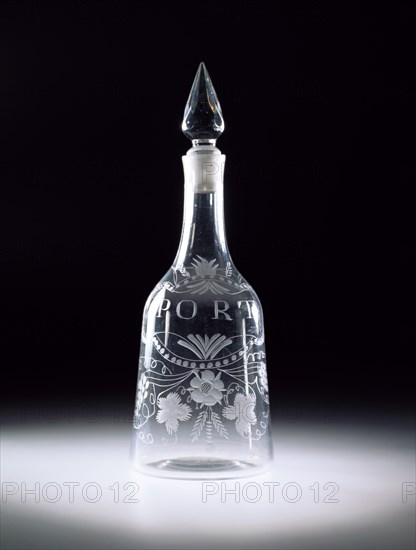 Decanter and Stopper. England, late 18th century