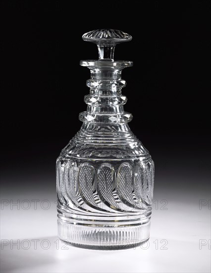 Decanter and Stopper. England, 19th century