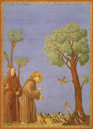 St.Francis Preaching, by Edward Kaiser. England, 1877