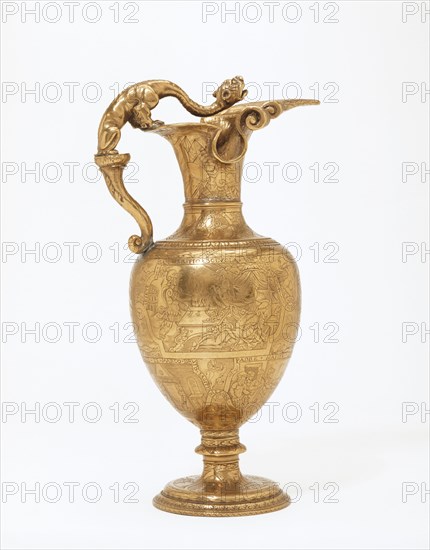 Ewer, by Horatio Fortezza. Venice, Italy, mid-16th century