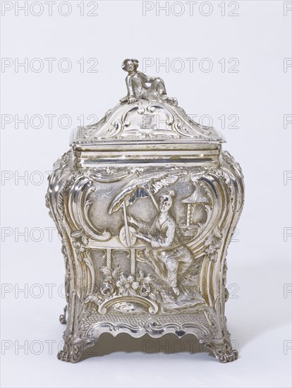 Tea Canister, by Pierre Gillois. London, England, mid-18th century