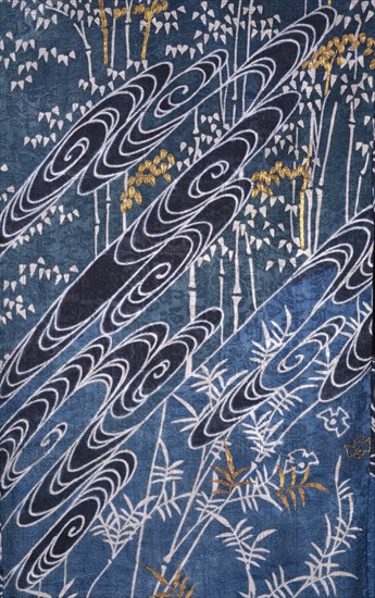 Kimono, detail. Japan, late 19th century