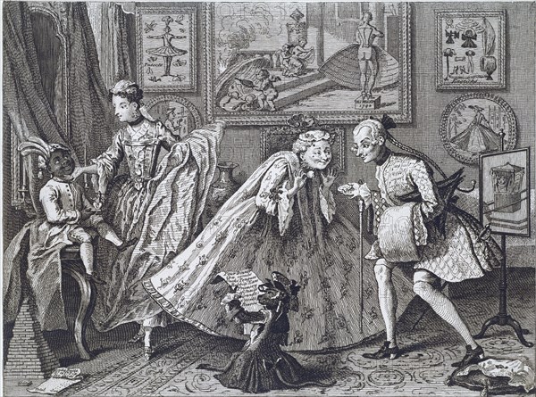 A Taste in High Life, by William Hogarth. England, 1746