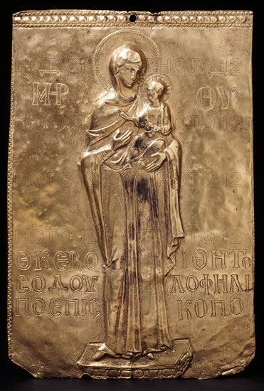 Virgin Hodegetria Plaque. Byzantium, 13th century