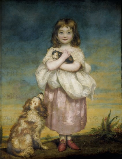 A child, by James Northcote. England, late 18th century