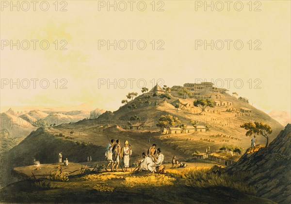 Town of Dixan, by Henry Salt and Daniel Havell. Ethiopia, 18th-19th century