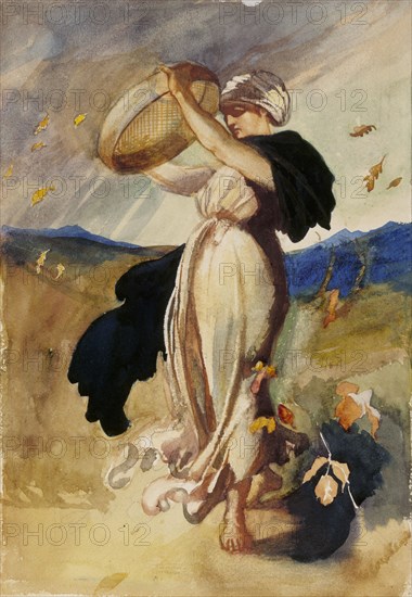 Autumn, by Louisa, Marchioness of Waterford. Britain, 19th century