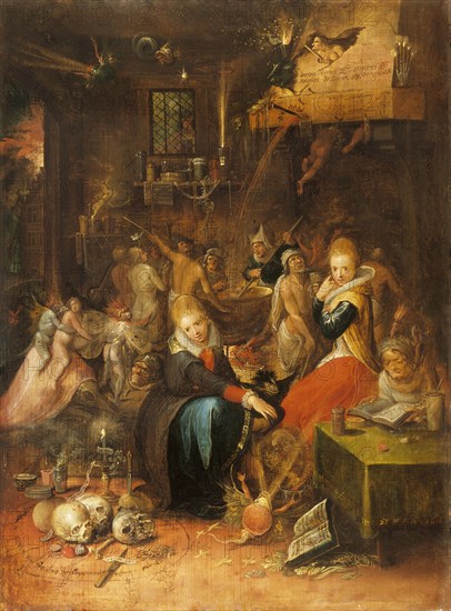 Witches' Sabbath, by Frans Francken II. Antwerp, Belgium, 1606