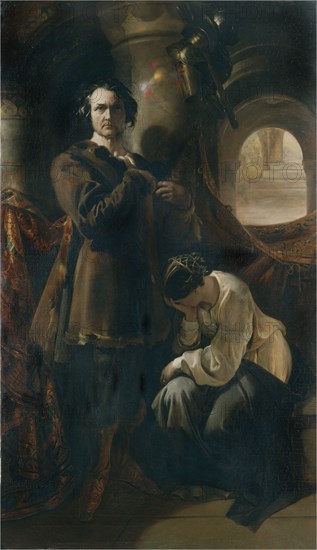 Macready as Werner, by Daniel MacLise. Great Britain, mid-19th century