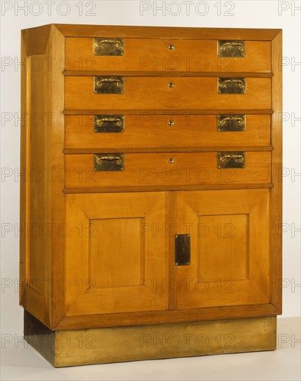 Chest of Drawers, designed by Adolf Loos. Austria, late 19th century