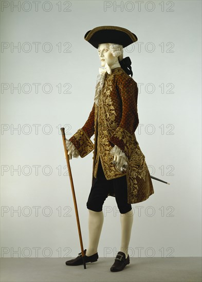 Dress coat and waistcoat. Italy, 18th century
