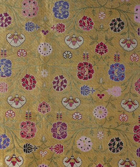 Gold brocade. Varanasi, India, late 19th century