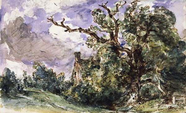 Constable, Un cottage dans les bois à Findon, Sussex
