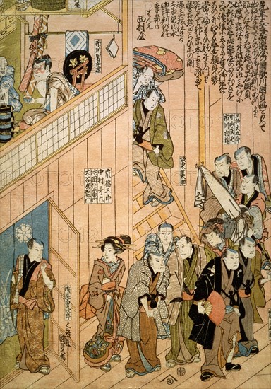 Dressing Room Scenes, by Utagawa Kunisada. Japan, 19th century