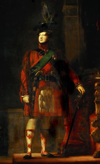 King George IV, by Sir David Wilkie. England, 19th century