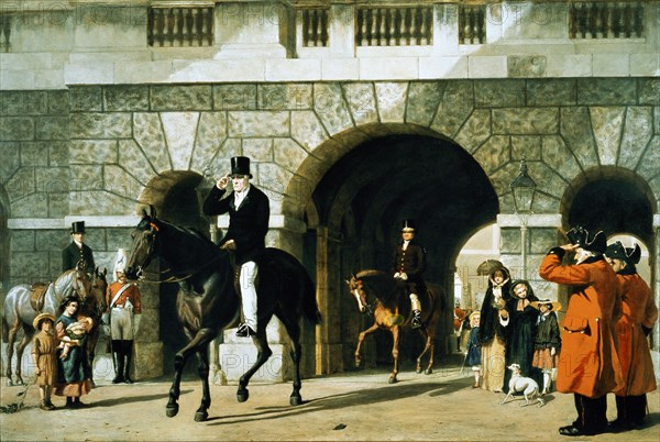 His Last Return From Duty, by James W. Glass. England, mid-19th century