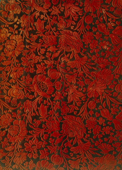 Panel, detail. England, 19th century