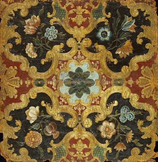 Panel, detail. Paris, France, 19th century